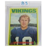 1972 Topps Fran Tarkenton