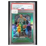 2019 Panini Prizm Jayson Tatum Green PSA 10