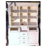 White Solid Wood Plantation Desk