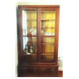 The Best Victorian Bookcase with Wavy Glass Doors