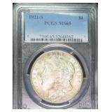 1921-S Silver Morgan Dollar PCGS MS65 $875 PCGS