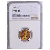 $4,500 Guide: 1942 Lincoln Cent NGC Proof-67 RD