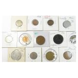 Foreign Coin Collection and Lucky Penny