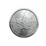 Silver Maple Leaf, One Ounce .9999 Fine Silver