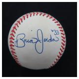 Brian Jordan Signed ONLB, Guaranteed Authentic