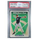 1993 Topps #98 DEREK JETER (RC) PSA 8