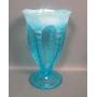 Jefferson Blue Opal Zippers& Loops Ftd Vase