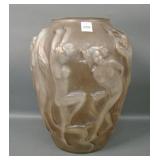 Consol. Sepia Cased Dancing Girls/ Pan Vase.