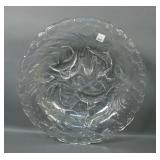 Consol. Crystal Tropical Fish Lg. Console Bowl.