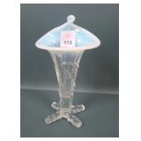 Dugan Clear Opal Water Lily Ftd JIP Vase