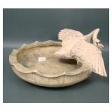 Weller Pottery Muskota Winged Goose Bowl