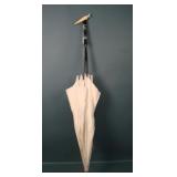 Vintage Ladies Umbrella W/ Lucite Carrot Handle