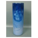 Weller Blue Louwelsa Floral High Glaze Vase