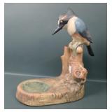 Weller Pottery Muskota Kingfisher Fish Bowl Stand