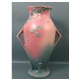 Roseville Pottery Pink Columbine Floor Vase