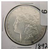 1892 Morgan Silver Dollar