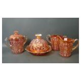 Imperial Marigold Octagon 6 pc Table Set