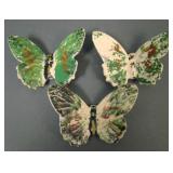 Lot of Three Ceramic Butterflies