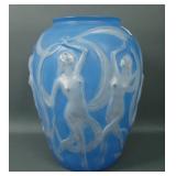 Phoenix Rueben Blue Dancing Ladies Vase