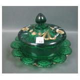 Riverside Glass Co. Esther Covered Butter Dish