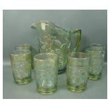 Imperial IG Green Robin 7 Pc Water Set