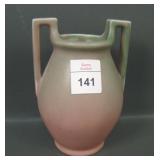 1928 Rookwood Dusty Rose 2 Handled Urn Vase