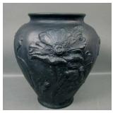 Tiffin Black Amethyst Poppy Vase