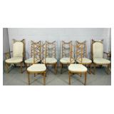 8x The Bid Tomlinson Mid Century Dining Chairs