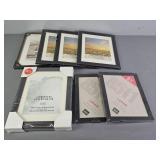 9 Pc Assorted Photo Frames