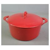 Enameled Dutch Oven - Shows Some Wear