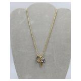 14k Yellow Gold 18in Necklace Tw 8.7g