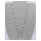 Sterling 20in Necklace Tw 7.8g