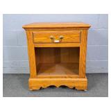 Nathan Hale Oak Night Stand W Drawer