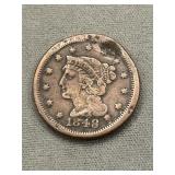 1848 Large Cent