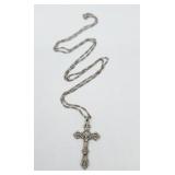 Sterling 30in Chain Only Weight 4.5g With Cross