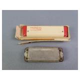 2 Pc Vintage Harmonica See Info Photo