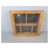 Wood And Glass Shadow Box