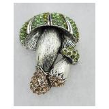 Mushroom Brooch Pin