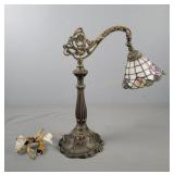 Leaded Stained Glass Ornate Desk Lamp