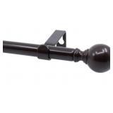 FURNISHLAND ADJUSTABLE CURTAIN ROD 48-84IN