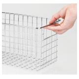 MDESIGN METAL WIRE FOOD STORAGE BASKET ORGANIZER