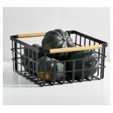 MDESIGN METAL WIRE STORAGE ORGANIZER BASKET WITH