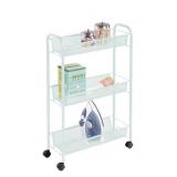 MDESIGN STEEL ROLLING UTILITY CART STORAGE