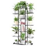 10 TIER 12 POTTED METAL PLANT STAND SHELF FOR