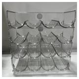 MDESIGN STACKABLE 4 BOTTLE RACK CLEAR