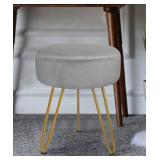 SOFT VELVET FOOT STOOL 13 x12IN