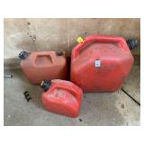 (3) ASSORTED GAS CANS