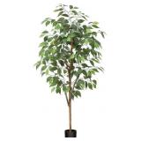 LAIWOT ARTIFICIAL FICUS TREE 4FT TALL