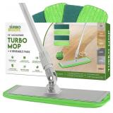 TURBO MOPS 18IN ALUMINUM ALLOY MICROFIBER MOP