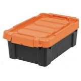 IRIS USA STORAGE BINS W/LIDS 18.1x11.6x6.5IN